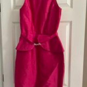 HOT PINK SEMI FORMAL DRESS